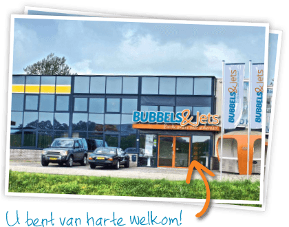 bubbels en jets pand