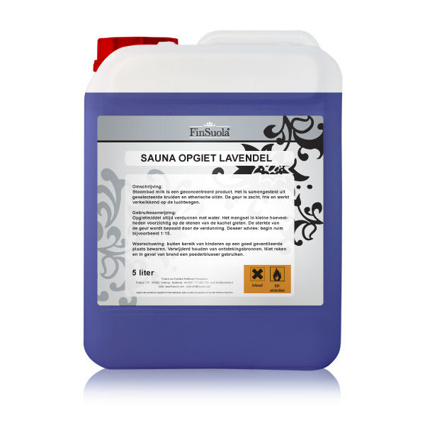 FinSuola sauna opgietmiddel Lavendel 5L - Afbeelding 3