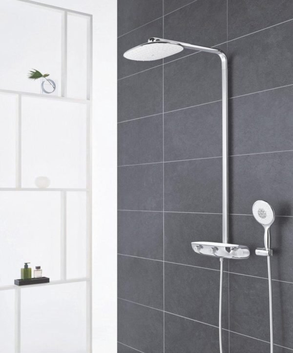 religie leg uit leveren Grohe Rainshower douchesysteem 360 mono - Bubbels en Jets